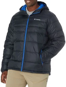 Columbia Men's Buck Butte Insulated Hooded Jacket Black Size XX-Large - Picture 1 of 2