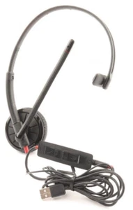 Plantronics Blackwire 300 Headset 315T Mono USB Wired Over the head - Picture 1 of 1