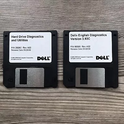 2 Dell English Diagnostic Version 1998 3.5" floppy disks - Image 1 of 4