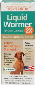 2251171 Wormer-Double Strength Liquid Dog - Picture 1 of 1
