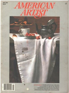 AMERICAN ARTIST Magazine May 1983 Oil Paints Will Wilson Cover Chuck Close Print - Picture 1 of 1