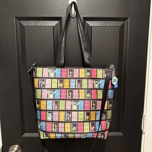 HARVEYS SEATBELT Bag MONSTERS INC LARGE Vacation Tote Purse Crossbody Strap - Picture 1 of 9