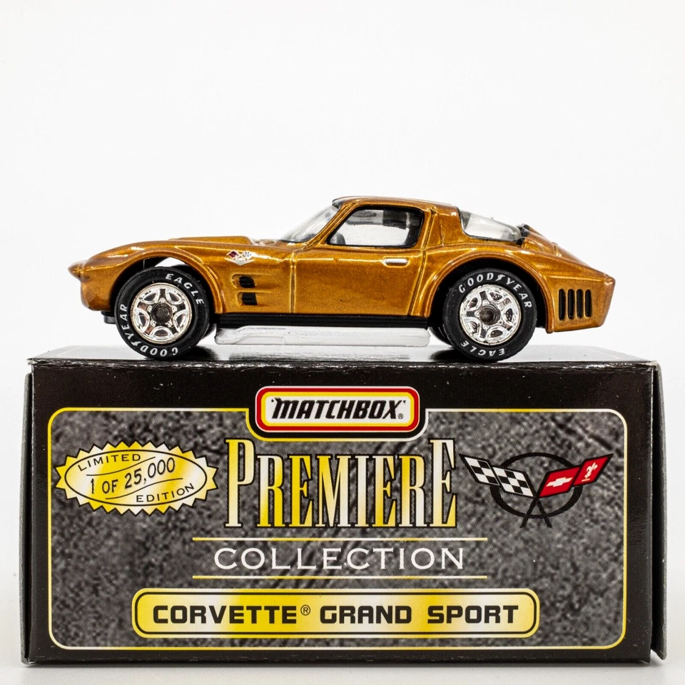 1997 Matchbox "Premiere Collection Corvette" Corvette® Grand Sport GOLD | BOXED - Image 1 of 1