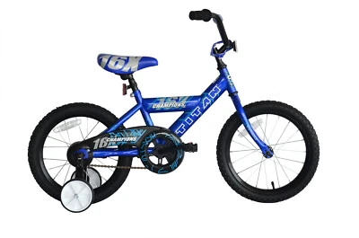 TITAN Champions Boys 16" BMX Bike with Training Wheels - Image 1 of 4