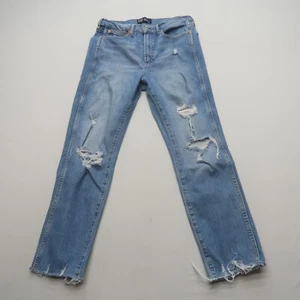 Pantalones de mezclilla ajustados vintage de tiro alto Gap para mujer talla 6/28 desgastados elásticos cortos - Imagen 1 de 10