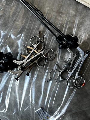 Stryker 250-080-234 Laparoscopic Ratchet Handle And Shaft (Lot of 6) - Image 1 of 4