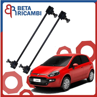 Tiranti Barra Stabilizzatrice Fiat Grande Punto Evo  Biellette  Anteriori 2 Pz - Immagine 1 di 4
