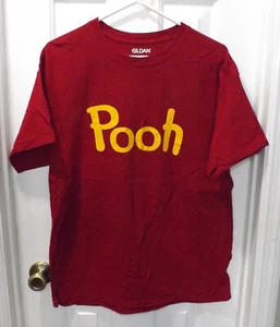 💥 DISNEY WINNIE THE POOH LOGO T SHIRT SIZE L - Picture 1 of 2