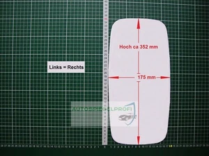Ersatzglas Außenspiegel Spiegelglas Reisemobil Hymer B Arcol Bj ca 2007 Konvex - Bild 1 von 2