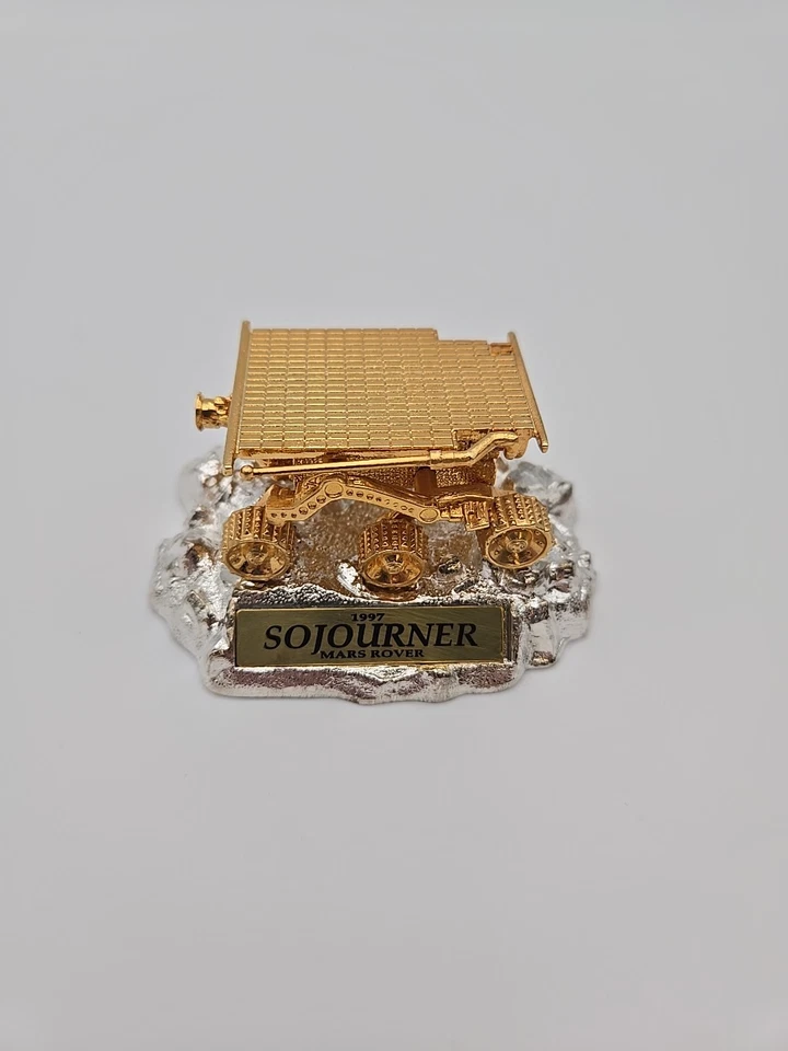 Hot Wheels Sojourner Mars Rover JPL 24K Gold Plated Limited Collector Edition - Image 1 of 4