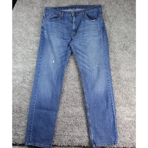 Levis 559 Relaxed Straight Jeans Herren 38x34 Blau Distressed Denim Freizeit - Bild 1 von 12