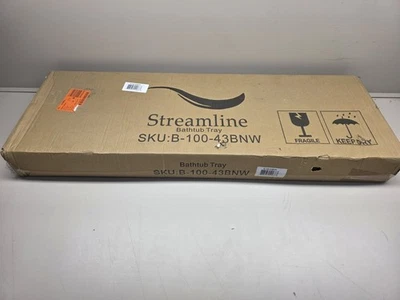 NUEVO, Bandeja/Carrito de Bañera Streamline Sellado en Bambú, B-100-43BNW Foto 1 de 4