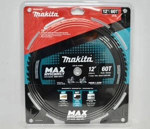 Hoja de sierra ingleteadora Makita 12 pulgadas 60T con punta de carburo máxima eficiencia - Imagen 1 de 2