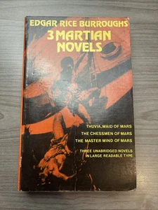 3 Marsromane - Edgar Rice Burroughs - Dover Trade Paperback - 1962 - Bild 1 von 11