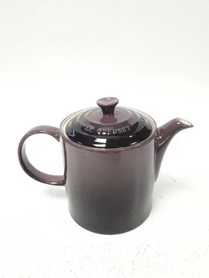 Le Creuset Medium Grand Teapot 1.3L Cassis Stoneware Purple - Image 1 of 4