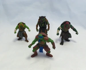 TMNT Teenage Mutant Turtles 2014 Leo, Raph, Don, Mikey Mini Figuras Cake Toppers - Imagen 1 de 6