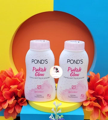 2x Pond's Pinkish Glow Angel Face Translucent Powder Gluta White &UV protect 50g - Image 1 of 4