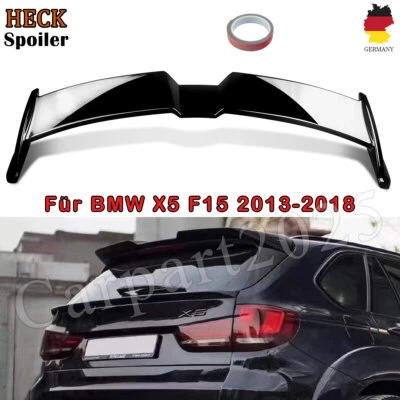 HECKSPOILER FÜR BMW X5 F15 2013-2018 GLANZ SCHWARZ LACKIERT HECKFLÜGEL OTG STYLE - Bild 1 von 4
