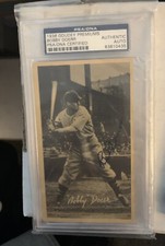 1936 R314 C Goudey Wide Pens Premiums Rookie Doeer PSA/DNA Auto On RC Card HOF