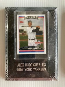 ALEX RODRIGUEZ New York Yankees 5" x 7" Plaque With Trading Card -FREE SHIPPING! - Picture 1 of 2