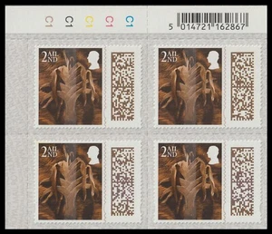 GB Country Definitive Wales Leek 2nd cylinder block 4 MNH 2024 - Picture 1 of 1