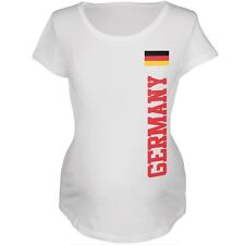 World Cup Germany White Womens Soft Maternity T-Shirt Top