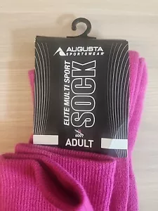 ADULT Augusta sportswear Elite Multi-Sport Socks Pink Softball Practice Game - Picture 1 of 3