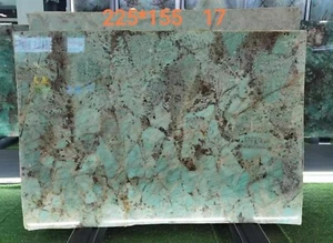 Amazonite Countertop, Gemstone Granite Stone Slab Furniture, Countertop Slab - Picture 1 of 8