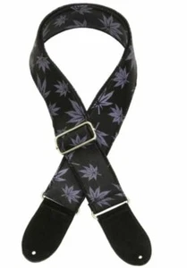 Blue Dog FS-420-1 Legalize Guitar Strap - Black - Picture 1 of 1