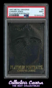 Metal Universe Platinum Portraits #5 1997 Chipper Jones PSA 9 (como nuevo) - Imagen 1 de 2
