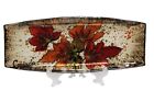 Canada Maple Leaves Rectangle 10" X 4" Artistic Decorative Plate With Stand..New