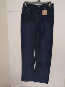 Lands End Cordhose blau verstellbarer Bund Größe 16S 28X 30 neu mit Etikett - Bild 1 von 5