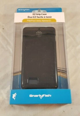 Funda rígida para teléfono Sony Xperia E1 ligera protectora negra  Foto 1 de 4