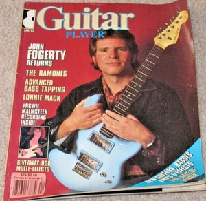 GUITAR PLAYER APRIL 1985 JOHN FOGERTY RETURNS FREE SHIPPING - Picture 1 of 2