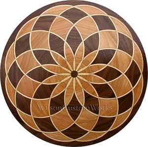 24" Holzboden Medaillon Intarsien 145 Stück Spyro Loop Kit Zum Selbermachen Bodenbelag Tisch Box - Bild 1 von 3