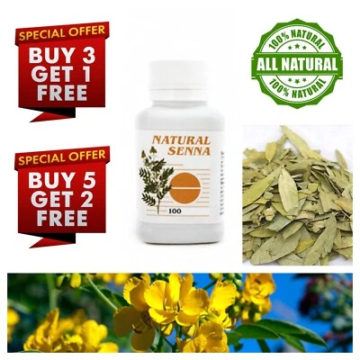 PANACEA 2001 SENNA Tablets For Constipation Relief Detox Colon Cleansing Intestine Bloating