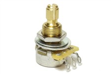 CTS 250K Split Shaft Audio Taper Mini Potentiometer Pot US Fine Spline