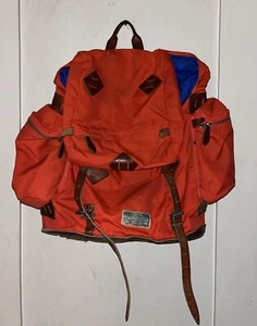 Ralph Lauren Canvas Travel Tote Bag Shoulder Strap Leather Bottom & Handles RARE - Picture 1 of 12