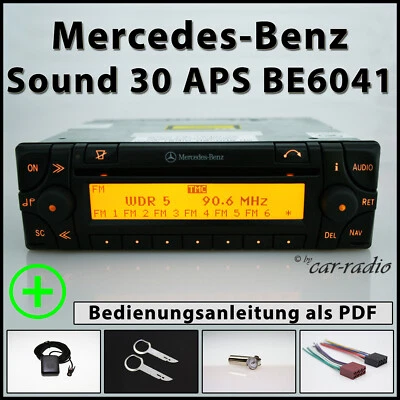 Original Mercedes Sound 30 APS BE6041 Becker Navigationssystem A0028205426 Set - Bild 1 von 4