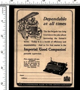 1938 Print Ad Imperial Portable Typewriter Leicester UK Good Companion   D-7 - Picture 1 of 2
