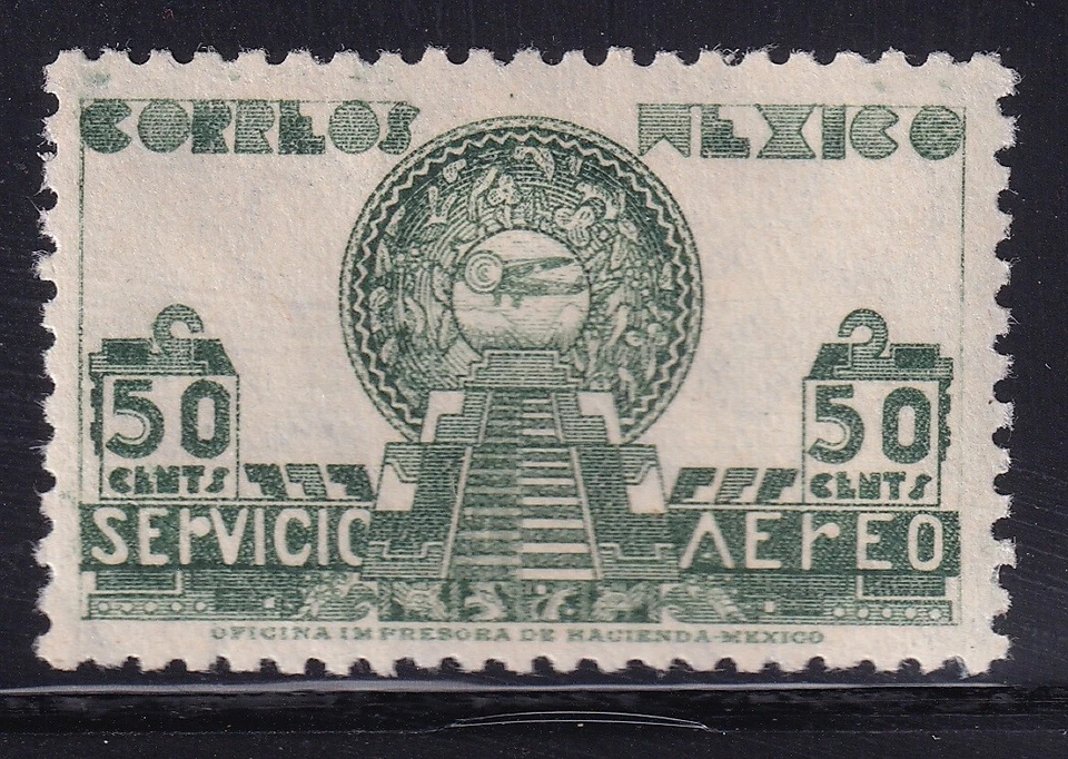 ucu29 Mexico 1934 Allegory of pyramid of the sun Sc#C71 Mc#720 - Image 1 of 1