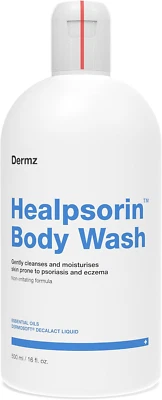 DERMZ LABORATORIES LTD. Healpsorin Antifungal Body Wash: Psoriasis, Eczema, Dermatitis and Sensitive Gel