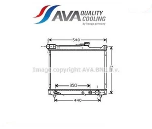 SZ2077 Radiatore, Raffreddamento motore (AVA) - Imagen 1 de 1