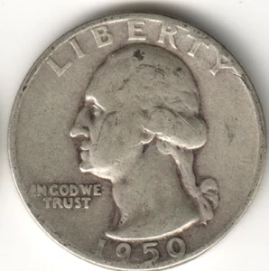 USA - 1950D - Washington ¼ $ - Silver Eagle - Low Mintage - #14829RG - Picture 1 of 2