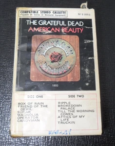 The Grateful Dead American Beauty Cassette Tape RARE Ampex M51893 Tested Plays - Picture 1 of 8