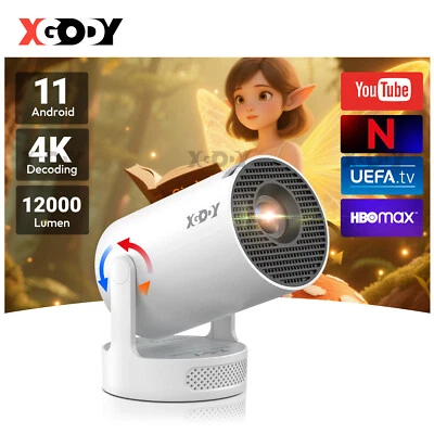 NEU Beamer Projektor LED 4K UHD WiFi Bluetooth TV Heimkino Theater Mini Beamer - Bild 1 von 4