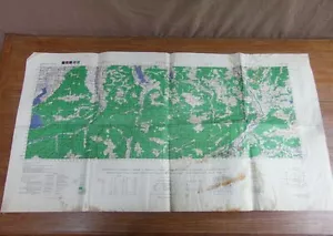 WWII CARTE MILITAIRE US PATTON ARMY MILITARY WAR MAP GERMANY 1943 SCHLIERSEE - Picture 1 of 7