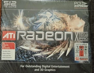 ATI Radeon X1600 Pro (100-437509) 512 MB DDR2 SDRAM PCI Express Open Box L@@K - Picture 1 of 11