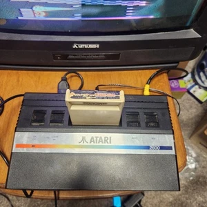 Atari 2600 Junior Jr Console System Bundle 4 Games Tested Frogger Zaxxon - Picture 1 of 20