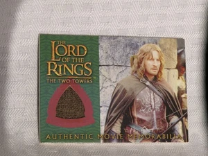 Topps Lord Of The Rings The Two Towers Costume Card Faramir's Ranger Outfit - Picture 1 of 2